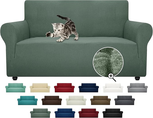 ZNSAYOTX Super Stretch Couch Cover Love Seat Sofa Covers