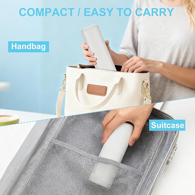 Travel Toothbrush and Toothpaste Case, 2 in 1 Gray Toothbrush Holder and Rinse