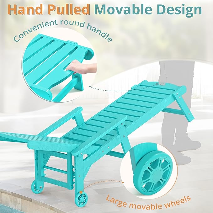 LUE BONA Outdoor Lounge Chair Set