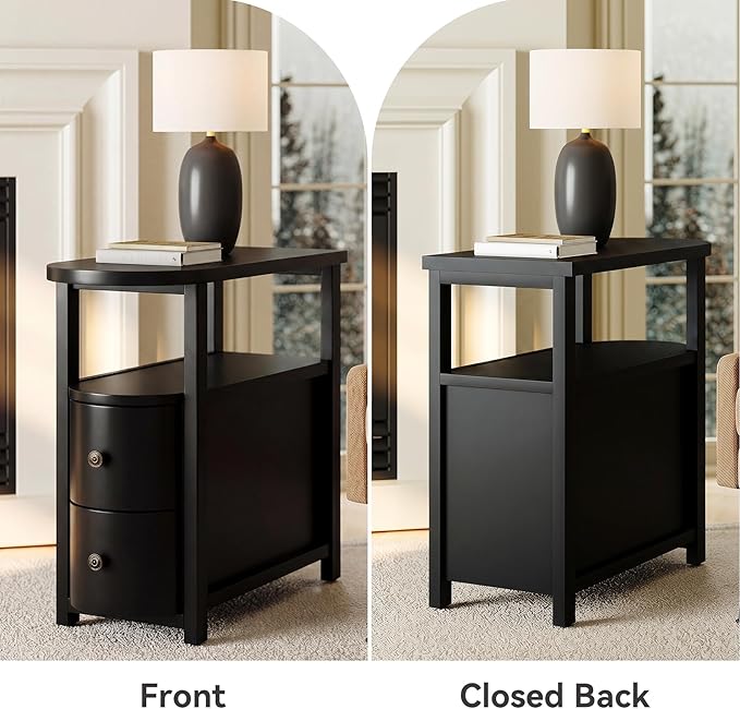 LITTLE TREE Solid Wood End Table Set 2