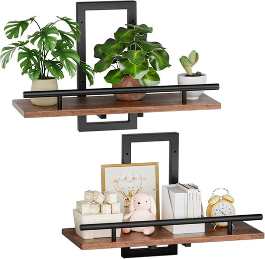 Sbosbo Floating Shelves for Wall, Plant Shelf Indoor, Wall Planters for Indoor