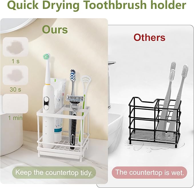 Carbon Steel Toothbrush Holders