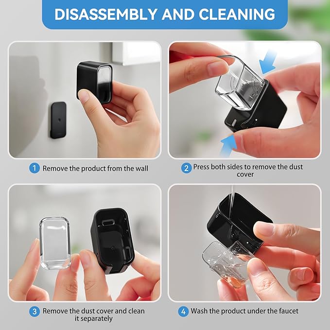 Toothbrush Holders for Bathroom【Innovation Single Slot Design】 2PCS Toothbrush