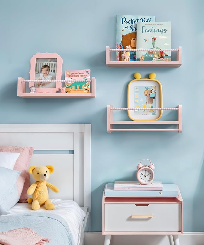 Maxpeuvon Nursery Book Shelves, Bedroom and Kitchen