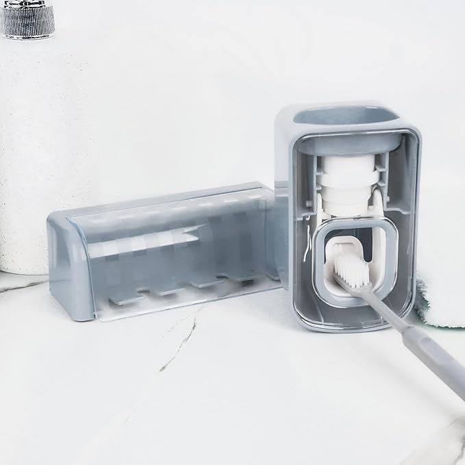 5 Slots Wall Mount Toothbrush Holder