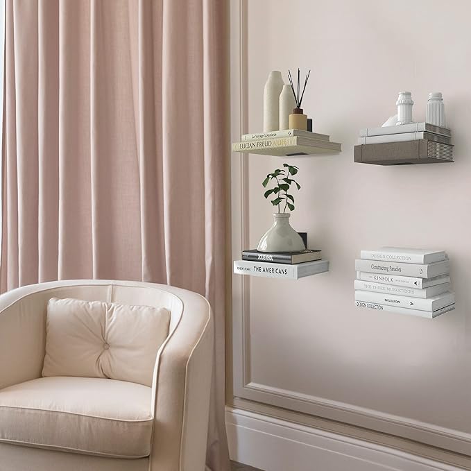 STORAGE MANIAC Floating Book Shelves