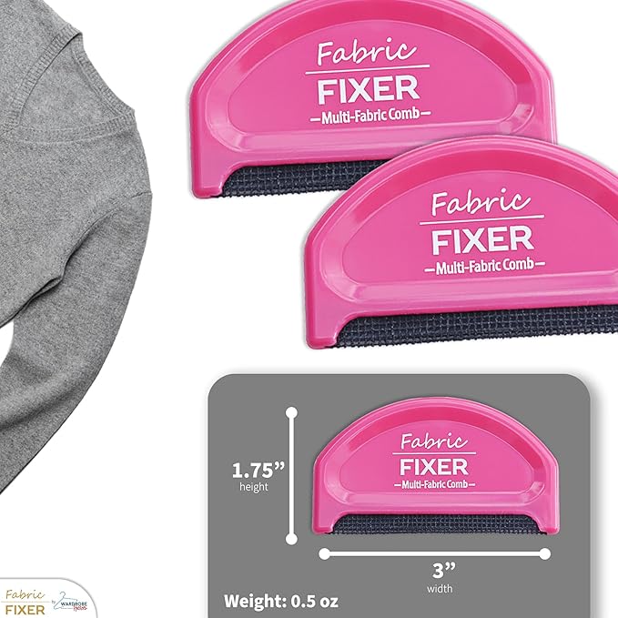 Multi-Fabric Depilling Comb for Sweater Pills and Fuzz Manual Fabric Defuzzer