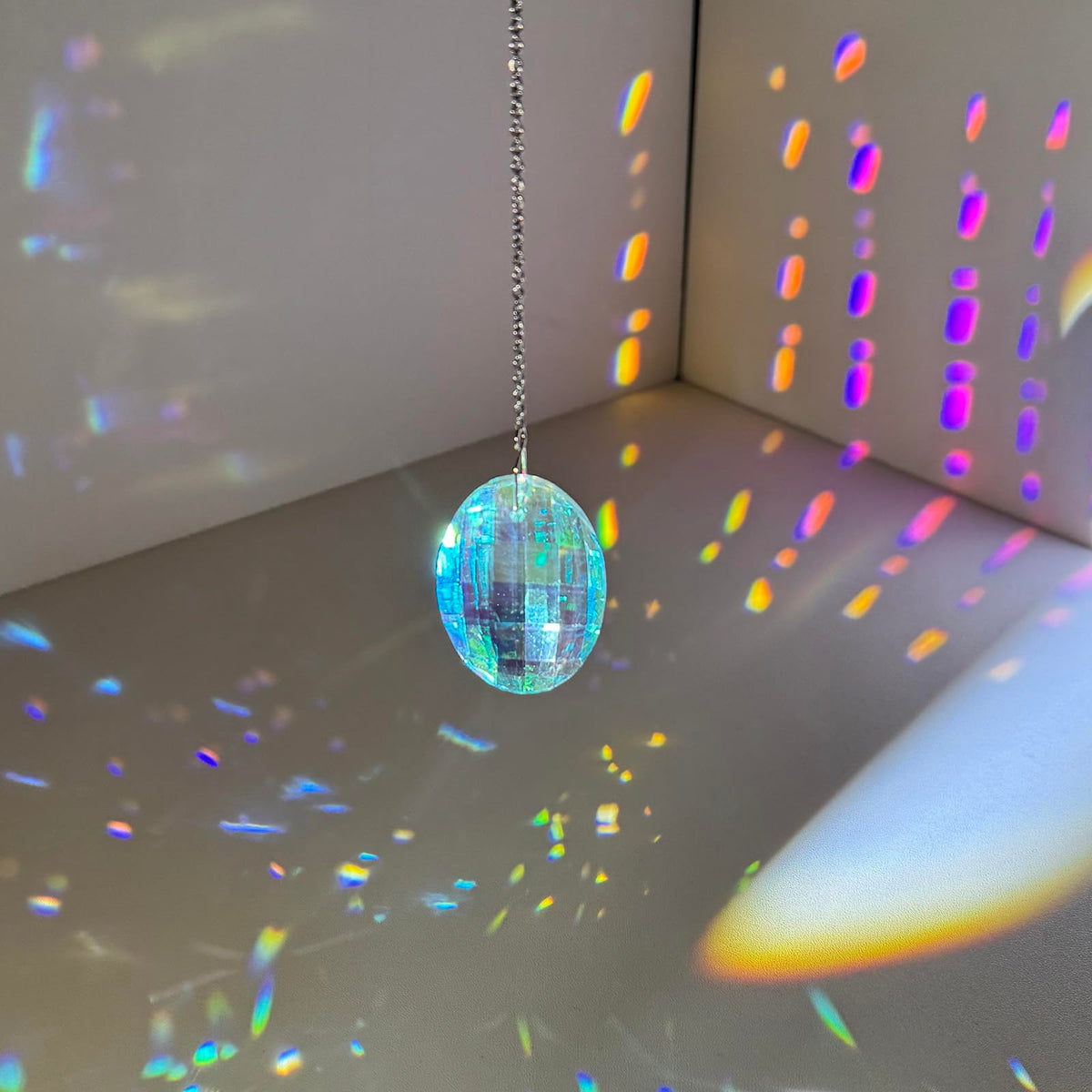 5PCS Crystal Sun Catcher Prisms,Rainbow Maker for Room, Windows,Garden Fantasy Aesthetic Home Decor,Hanging Suncatchers with Glass Prism (Star)
