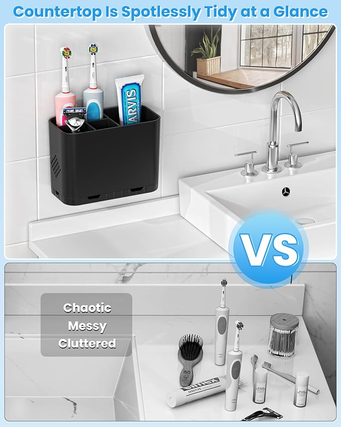 Toothbrush and Toothpaste Holders