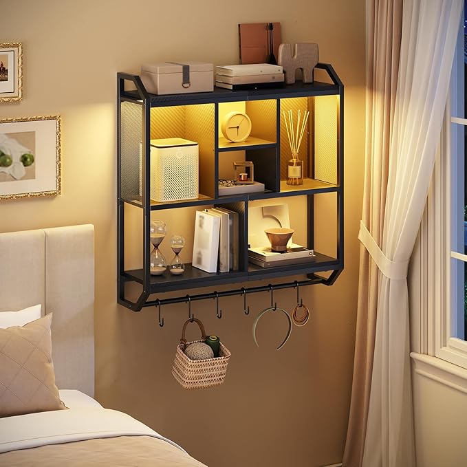HOOBRO Gaming Floating Shelves