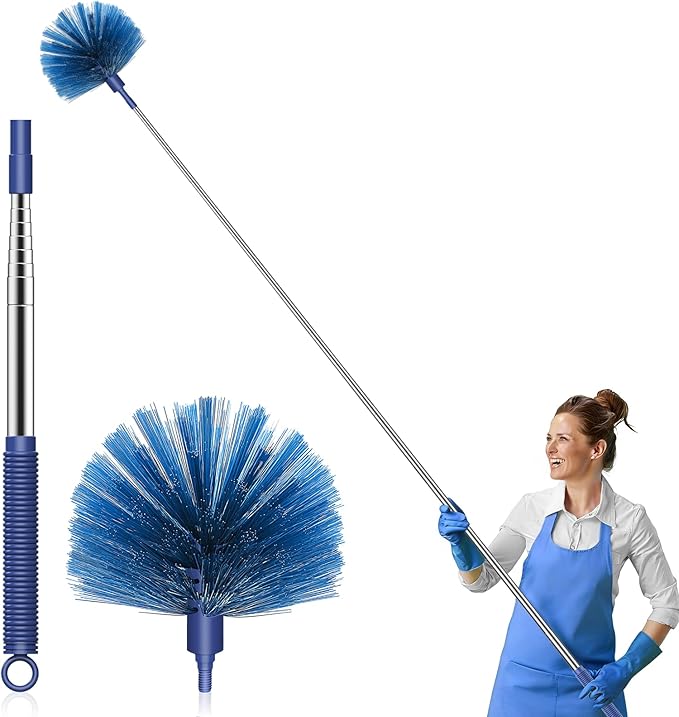 SetSail Cobweb Duster with Extension Pole, Retractable Dusters
