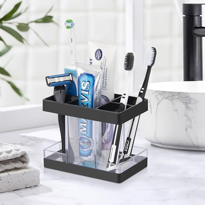 Toothbrush Holders for Bathrooms Countertop Organizer