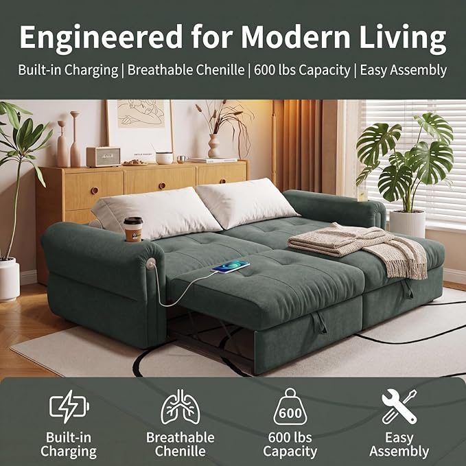 Convertible Couches, Queen Size Pull Out Sofa Bed
