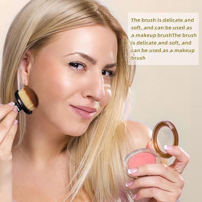 4Packs Nail Dust Cleaning Brush Ring, Soft Brushes
