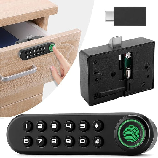 Fingerprint Cabinet Lock, Smart Biometric Password Lock