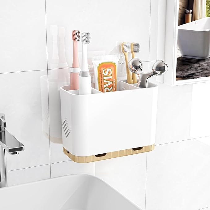 Toothbrush and Toothpaste Holders