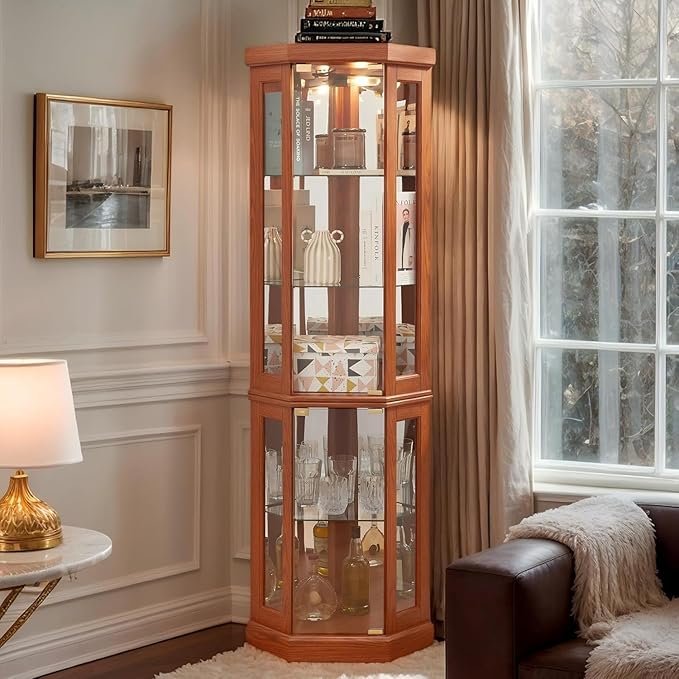 Corner Display Curio Cabinets