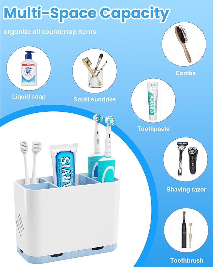 Toothbrush and Toothpaste Holders