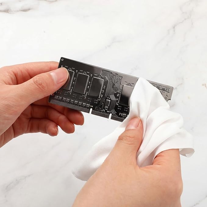 100 Pcs Cleanroom Cloth Wipes Microfiber Lint Free Cloth Disposable Clean