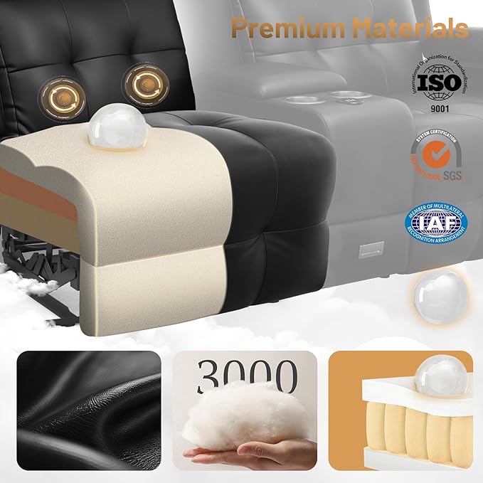 Loveseat Recliner Sofa, Home Theater Seating