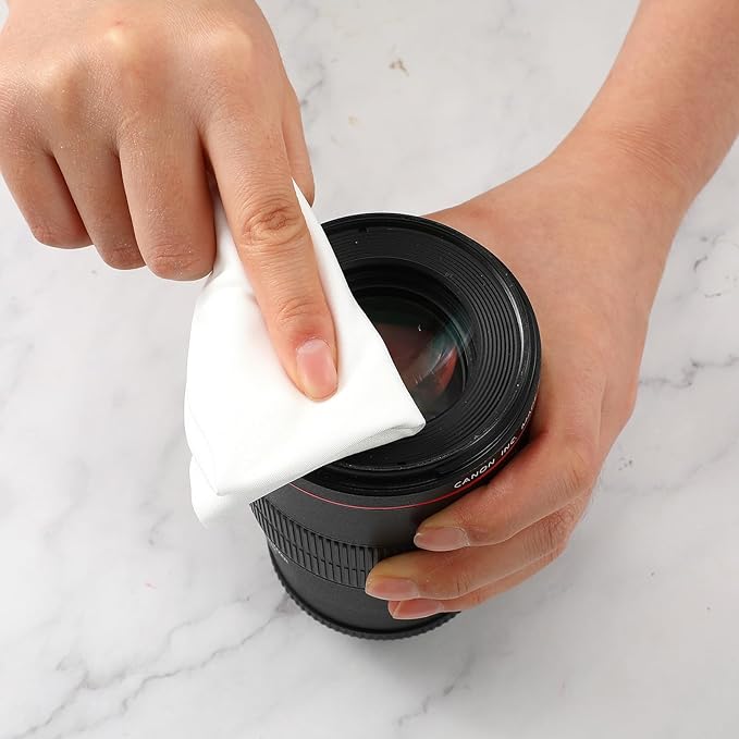 100 Pcs Cleanroom Cloth Wipes Microfiber Lint Free Cloth Disposable Clean