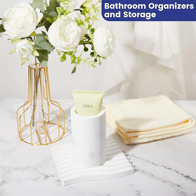 Diatomite Toothbrush Holders for Bathrooms, Electric Tooth Brush and Toothpaste