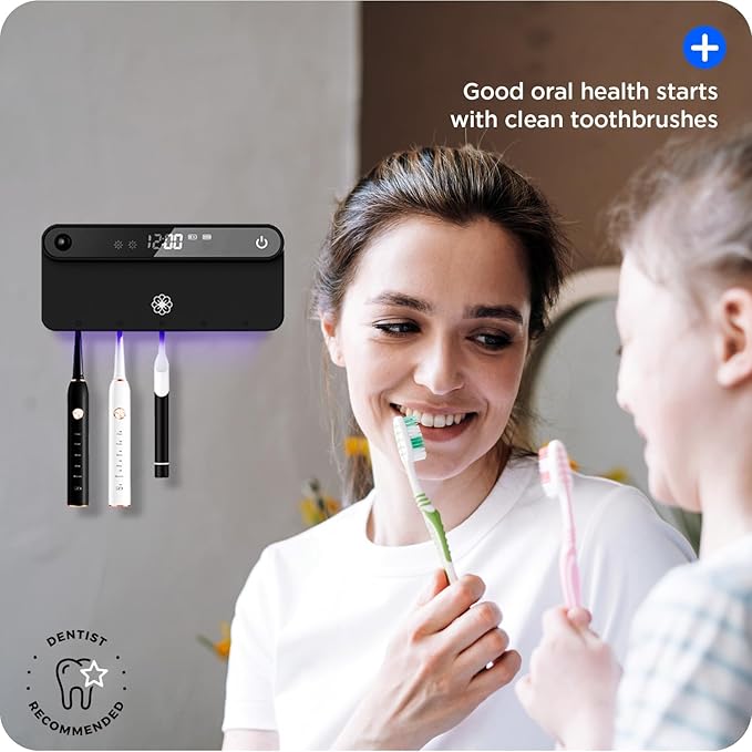 Bloom Toothbrush Sanitizer and Holder