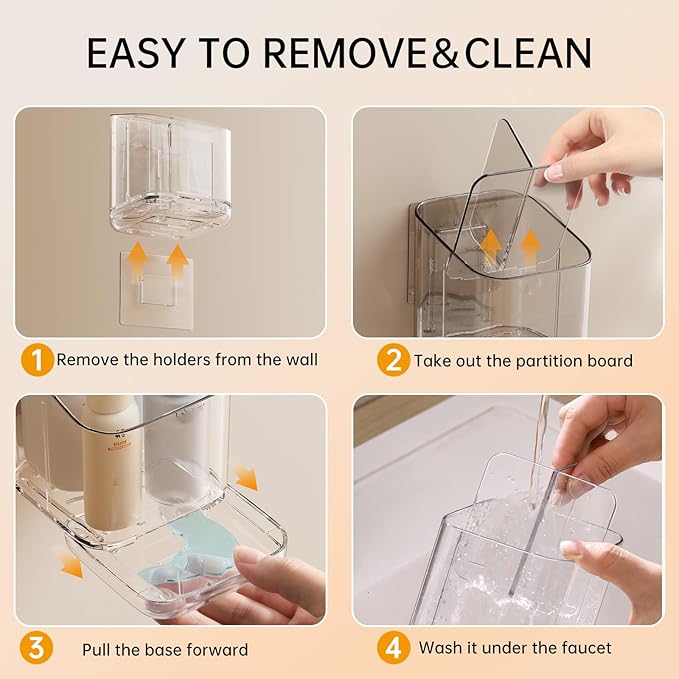 Electric Toothbrush Holder，Toothbrush and Toothpaste Holder
