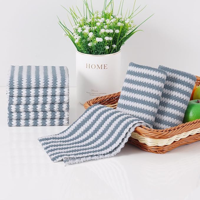 Homaxy 18 Pack Kitchen Dish Cloths, Ultra Soft and Absorbent Dish Towels
