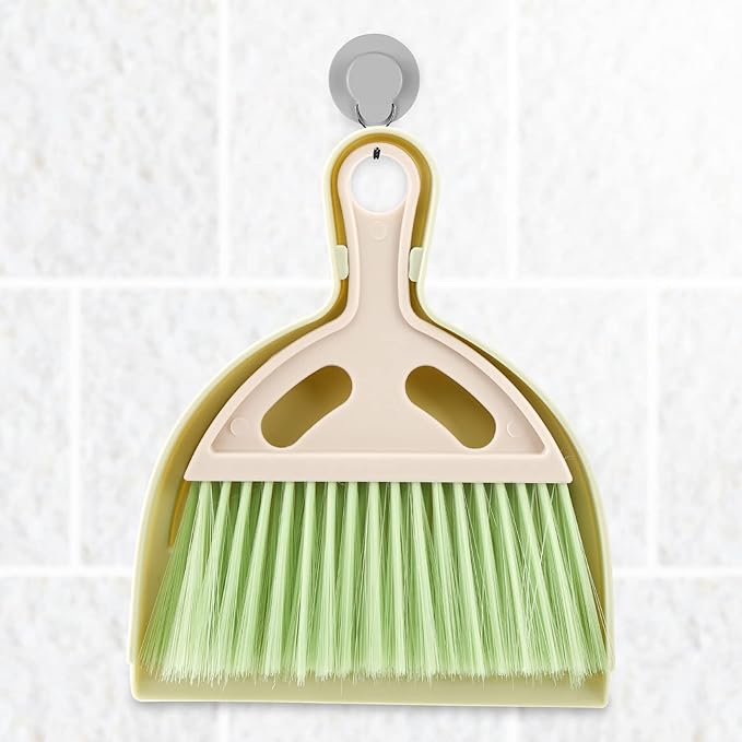 SOUJOY 6 Pack Small Dustpan and Brush Set, Whisk Broom and Dust Pan