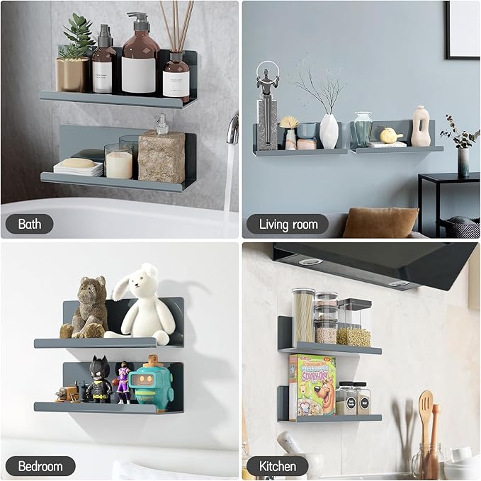 PAVSTINE Adhesive Floating Shelves