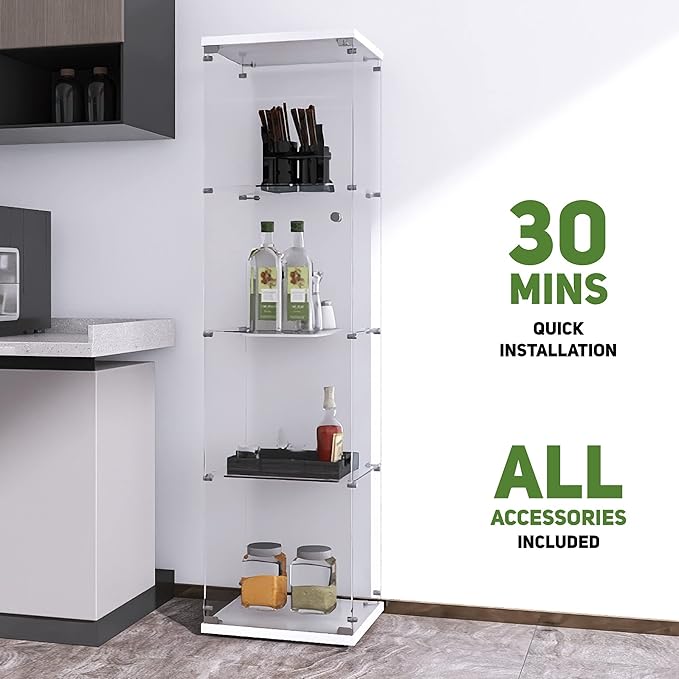Beauty4U Glass Display Cabinet