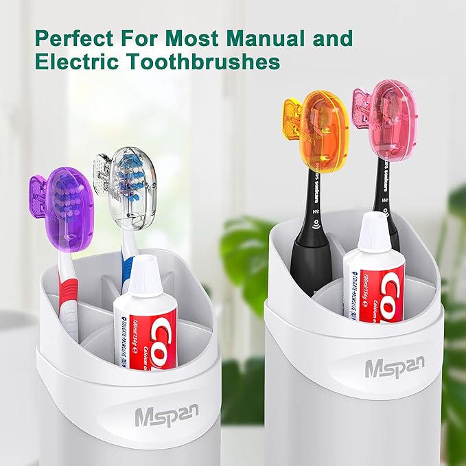 Mspan Electric Toothbrush Head Cover: Sonic Toothbrush Cap Travel Protector
