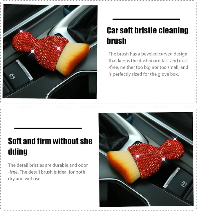 zipelo Auto Interior Dust Brush, Car Detailing Cleaning Brush