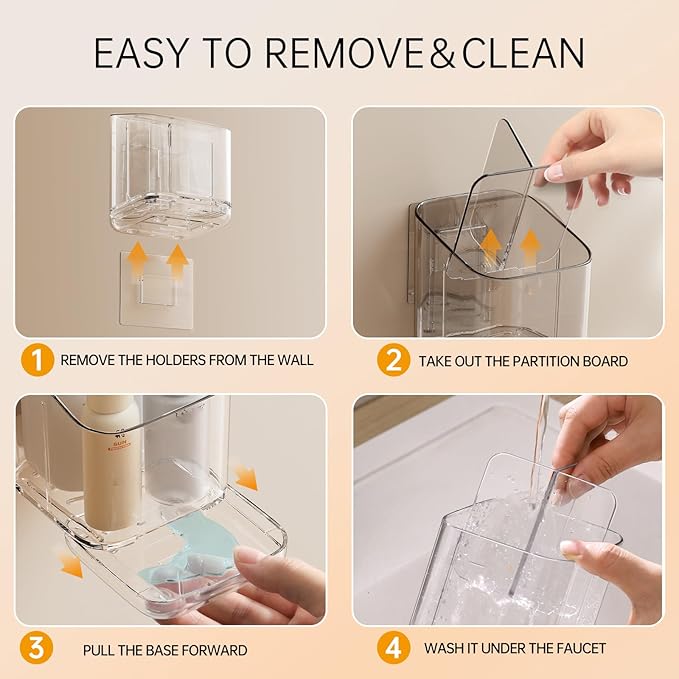 Electric Toothbrush Holder，Toothbrush and Toothpaste Holder