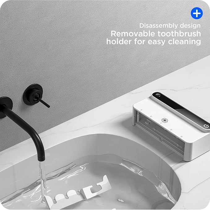 Bloom Toothbrush Sanitizer and Holder