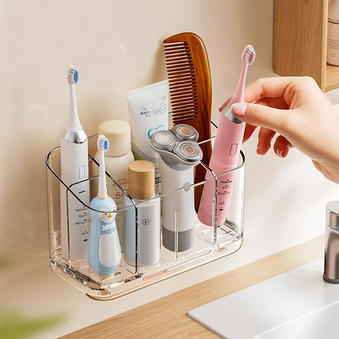 Electric Toothbrush Holder，Toothbrush and Toothpaste Holder