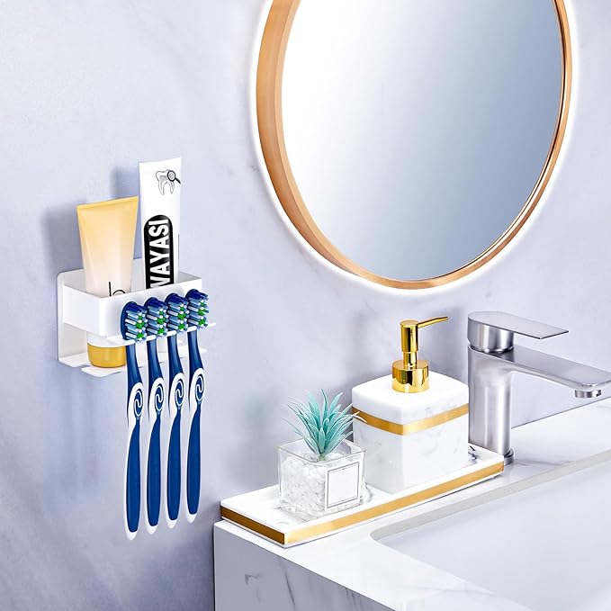 Toothbrush Head Holders, Electric Tooth Brush Head Holder, Adhesive Toothpaste