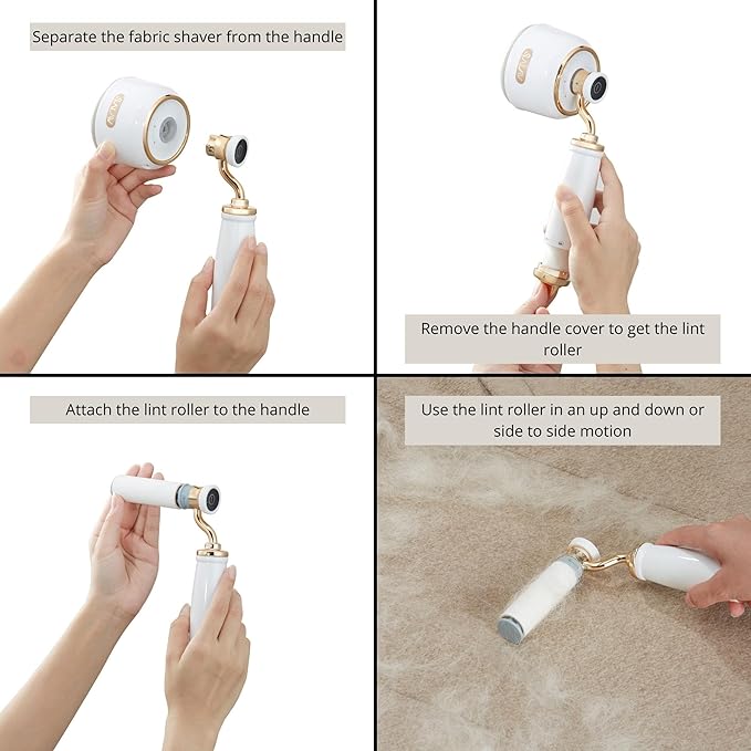 SALAV® Retro Edition Rechargeable Fabric Shaver and Lint Roller