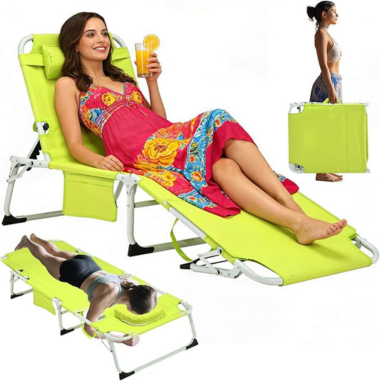 3-in-1 Heavy Duty Tanning Chair