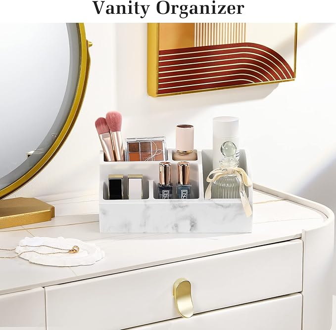 Luxspire Electric Toothbrush Holders, Bathroom Organizer Countertop Caddy 5