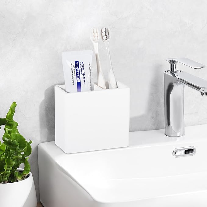 Diatomite Toothbrush Holder 2 Slots Tooth Brush Holder