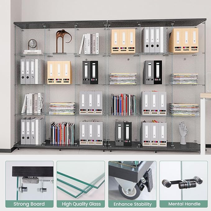 Beauty4U Glass Display Cabinet