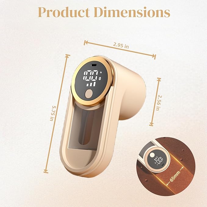 Rechargeable Fabric Shaver, Electric Lint Remover