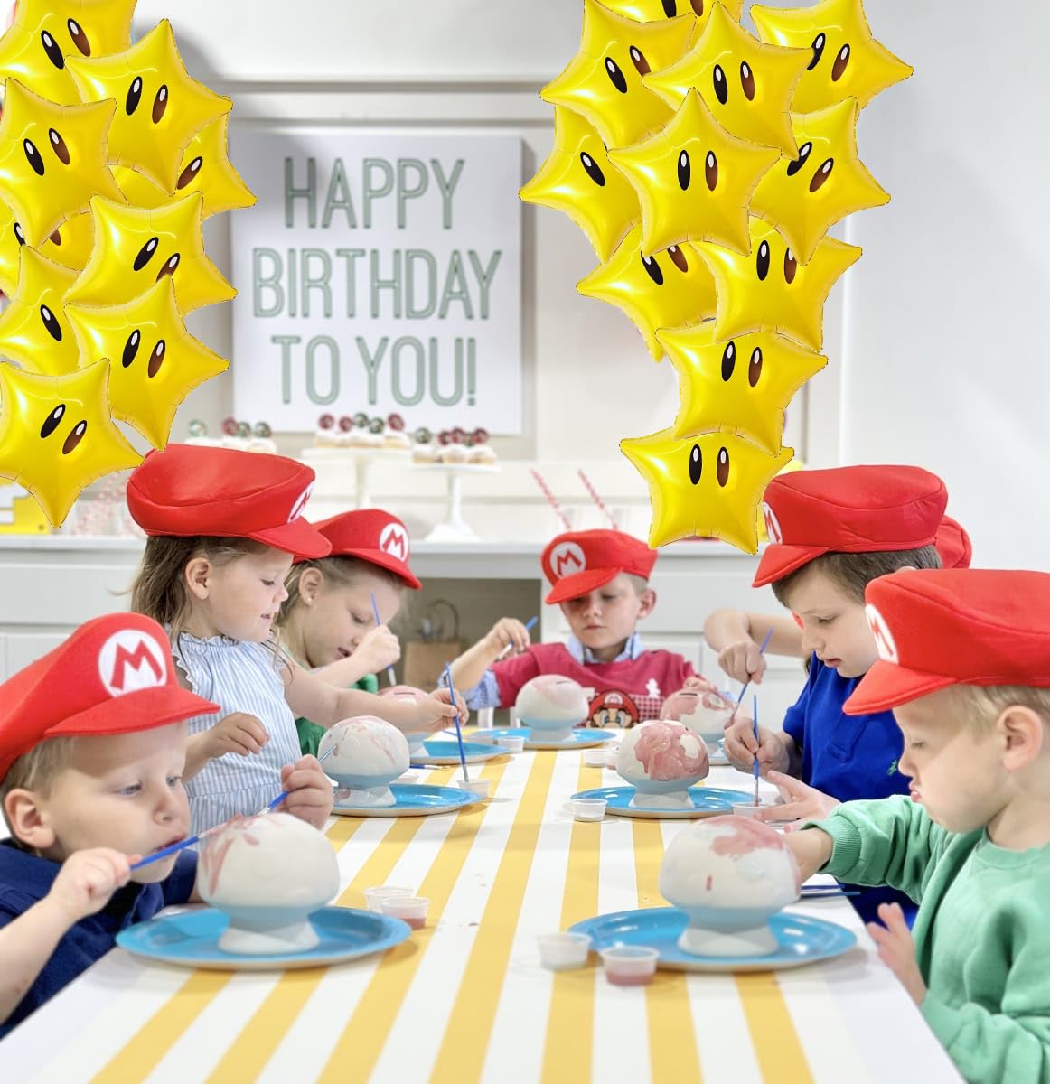 16PCS Foil Star Balloons, 40Inch Number 9 and Star Foil Balloons For Game Theme 9th Birthday Party Decorations Children Party Supply Party Decor （9th）