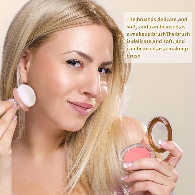 4Packs Nail Dust Cleaning Brush Ring, Soft Brushes