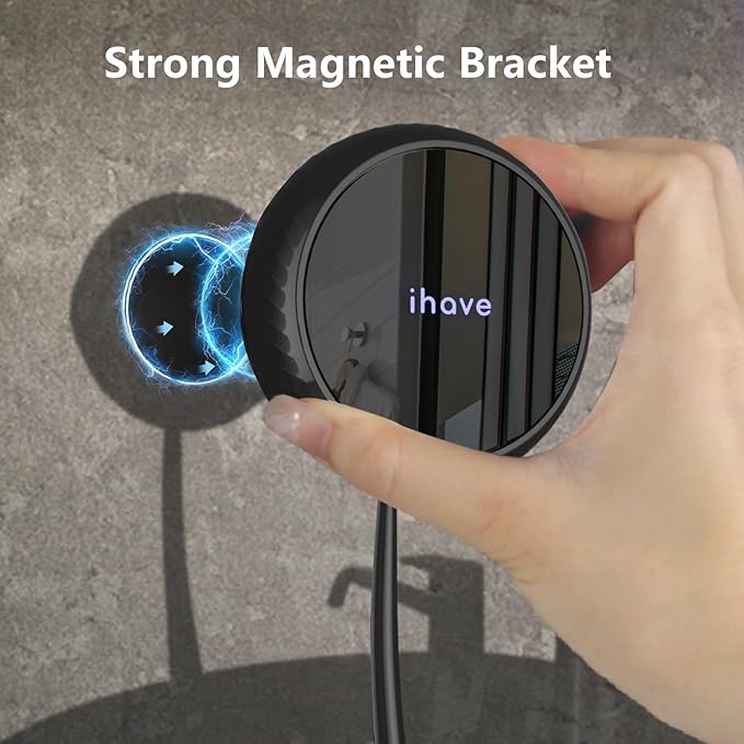 iHave Toothbrush Sanitizer Holder: Auto-Cycle UV Disinfection & Magnetic