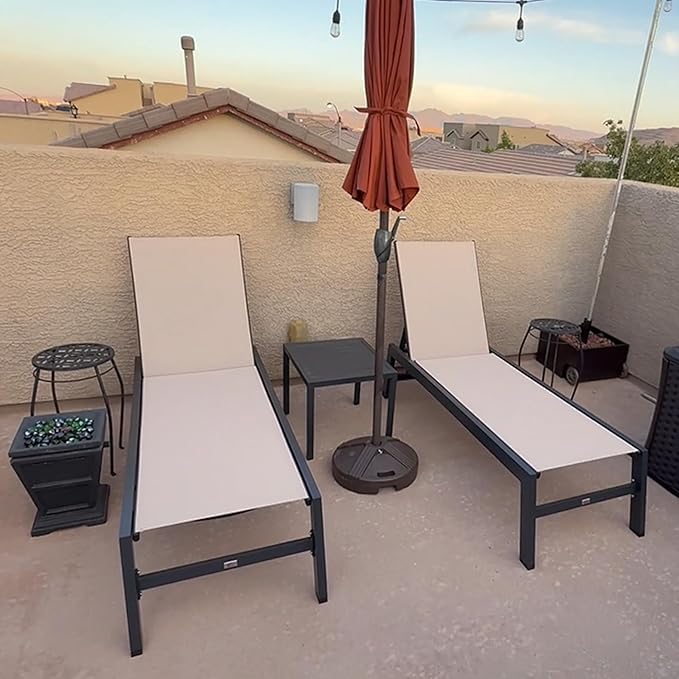 PURPLE LEAF Outdoor Chaise Lounge