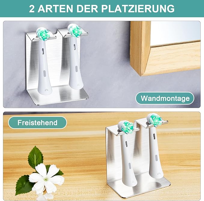 Electric Toothbrush Head Holder, Tooth Brushing Holder, Wall Mounted Toothbrush