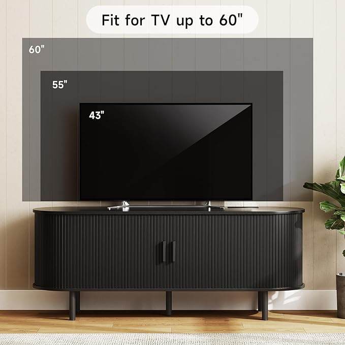 ONBRILL 55" TV Stand with Power Outlet
